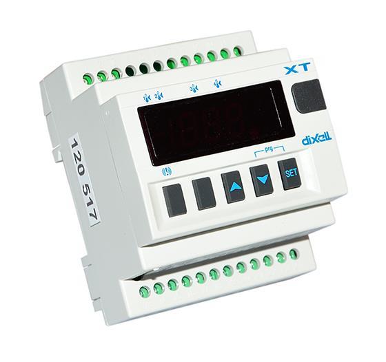 Elektronischer Regler Dixell / Copeland XT160D-5C0TU, 230 V, 4x 8 A, DIN-Schienenmontage