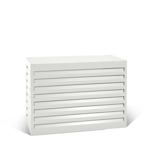 Evolar Klima- & Wärmepumpengehäuse Weiß Aluminium S, 700x1000x500 MM
