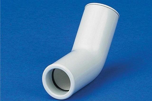 Verbindung 45° hartes Abflussrohr Ø32 mm
