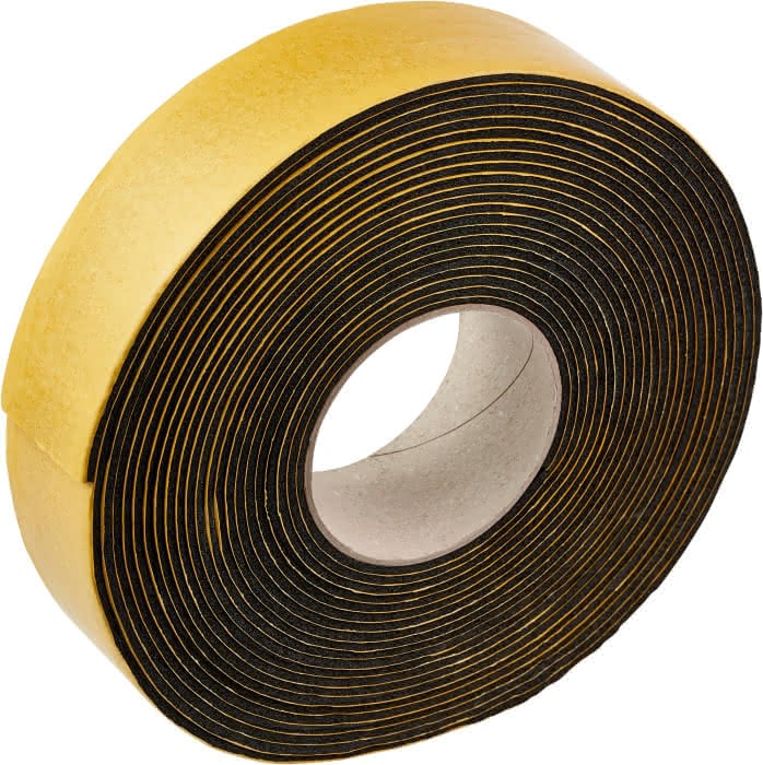 Castel Klebeband 0508.00001.001, 50mm × 10mm, schwarz
