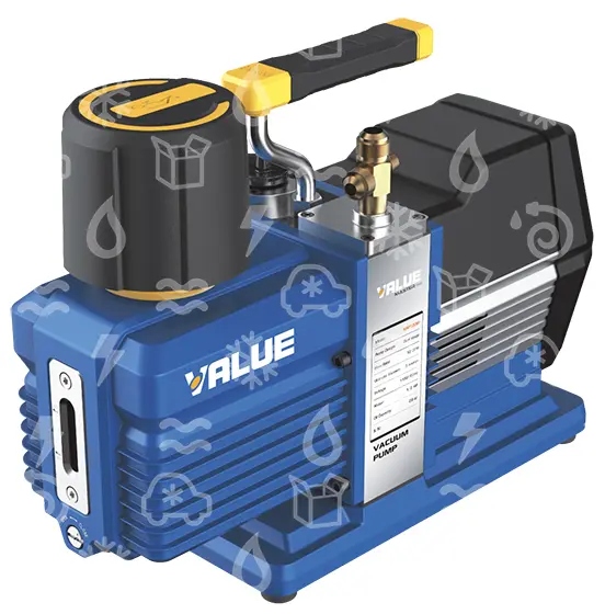 Value Vakuumpumpe zweistufig 420 l/min, VRP-15D, R32, R1234yF