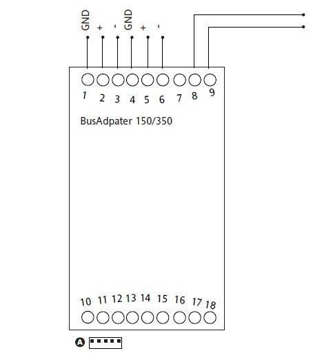 Bus Adapter 150 mit 2,5m TTL-Kabel Eilwell BA10000R3703
