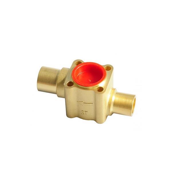 Thermostatisches Expansionsventil Unterteil Danfoss TE12/20, Eckvesion, 7/8"x1.1/8"