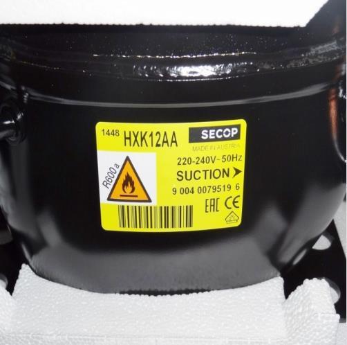 Verdichter ACC Cubigel - HXK12AA, LBP - R600a, 11,1cm3, 220-240V