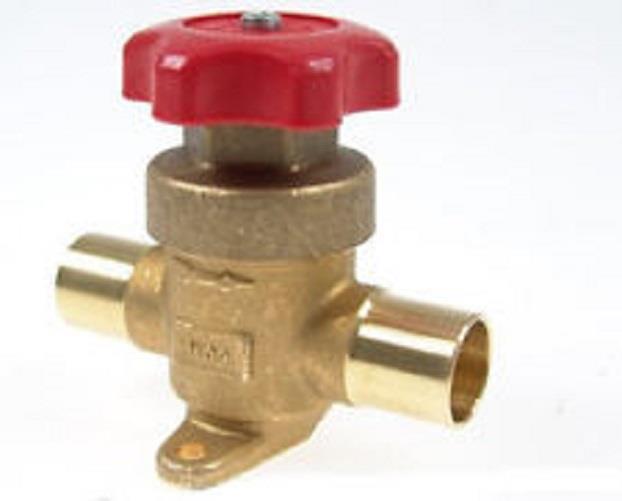 Membran-Absperrventil Castel 6220/7, 22 mm ODS (7/8"), Lötanschlüsse
