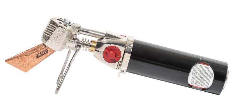 PERKEO Propan-Butan-PIEZO Schlauchloses Weichlötgerät auf Kartuschenbasis (TÜV-Geprüft)