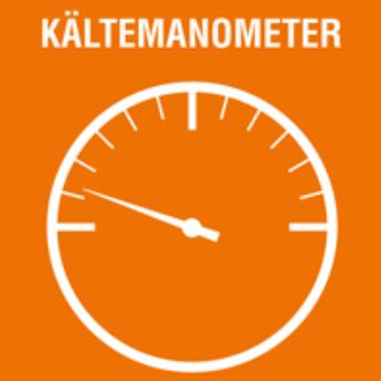 LTR Öl-Manometer -1-9bar 110-080-D-000046 D-80mm Anschluss unten Wandbefestigung