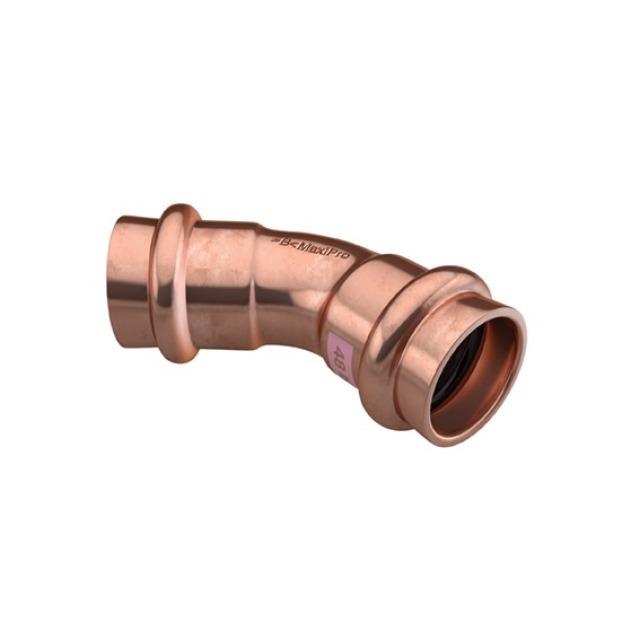 Conex MaxiPro Bogen 10mm MPM5041 0100001 Kupfer-Pressbogen 45° I/I metrisch (VPE=3St.)
