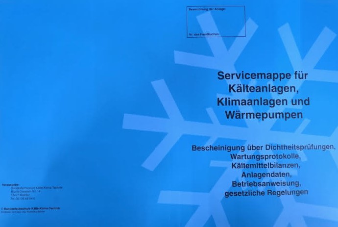 Servicemappe für technische Betriebsdokumentation