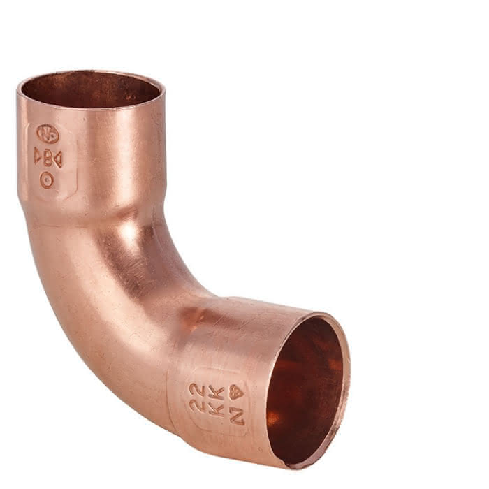 Conex S.5000 5002A Bogen 90° 42mm i/i Kupfer