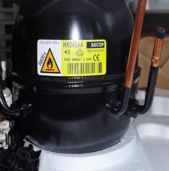 Verdichter SECOP / Danfoss HXD60AA, LBP - R600a, 220-240V, 50 Hz