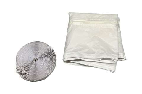 Dekoration für Zuhause, Leinen, Aluminium, Windel