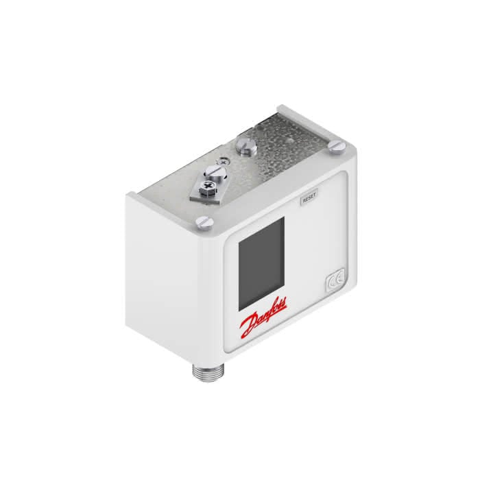Druckschalter DANFOSS Hochdruck, KP6AS, 8,0- 42,0 [bar], auto, differential 4,0 [bar], SPDT, Schraube. 12x1,5
