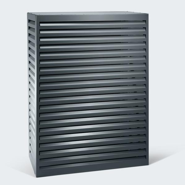 Evolar Klima- & Wärmepumpengehäuse Dunkles Anthrazit Aluminium Tower, 1600x1200x650 MM