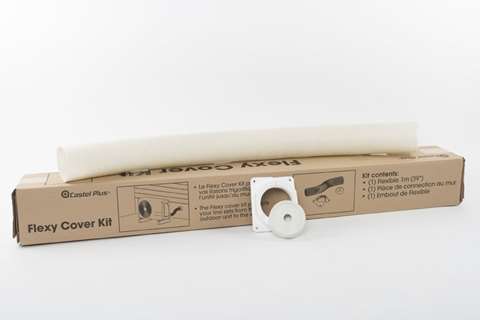 Alixo Flexy Cover Kit - Kunststoff Wanddurchführung 75X75MM