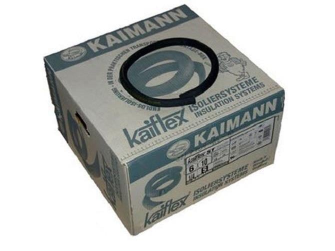 Rohrisolierung 6 mm, Dicke 6 mm, Verpackung 50 m, Kaimann Kaiflex