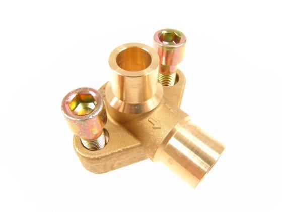 Thermostatisches Expansionsventil Unterteil ALCO, Winkel, für XB1019, 12 x 16 mm