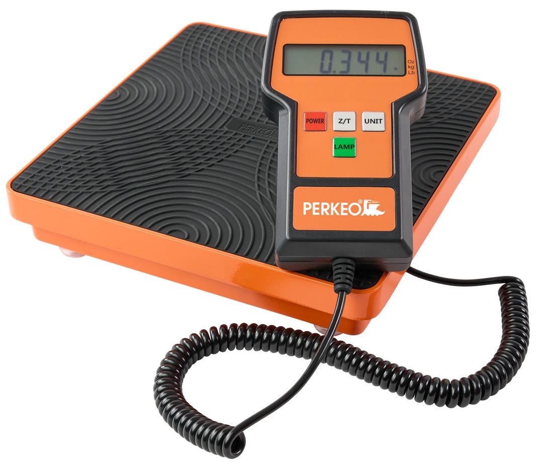 PERKEO DW 50 Präzisionsdigitalwaage bis 50 kg im Kunststoffkoffer inkl. Batterie