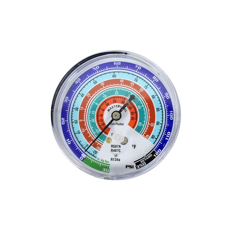 Ersatz Manometer PSI/°F 80mm LS - R404A-407C-507A-134a