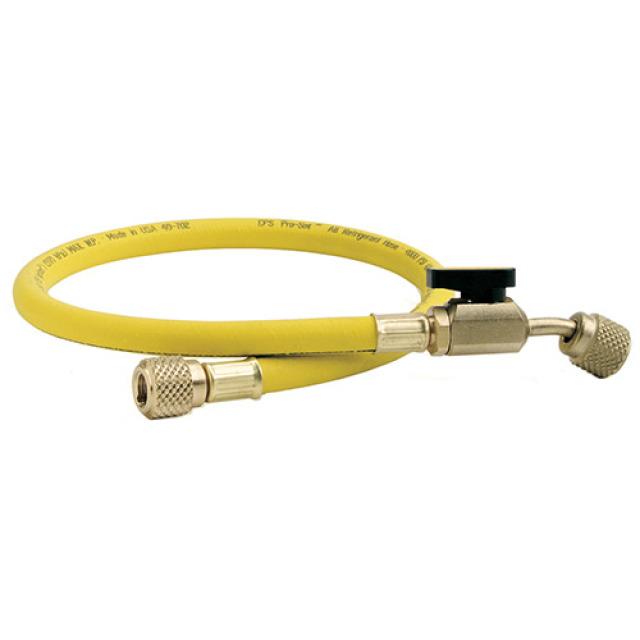 CPS Füllschlauch HP3YE KV Gelb mit Kugelventil 900mm