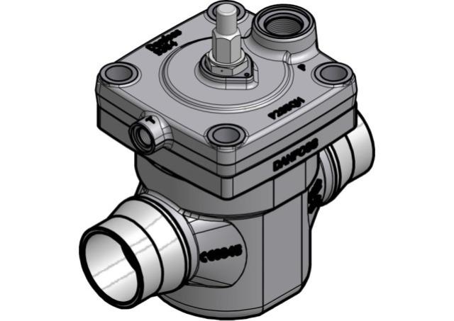 Danfoss ICS50-1 027H5023 Ventilkörper 2-1/8" 54 mm Löt SD 1 Pilot