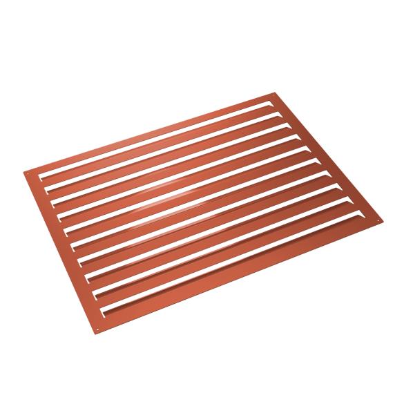 Evolar Rückwand Alu Ziegelrot M, 800x1100 MM
