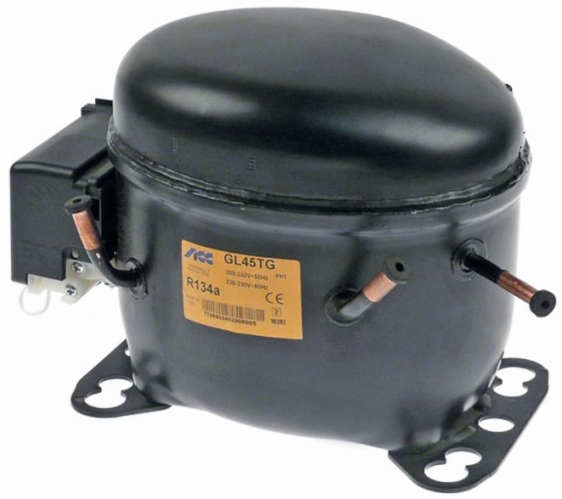 Kompressor Kältemittel R134a Typ GL45TG 1/6HP Leistungsaufnahme 342 W Hubraum 4,5 cm³ CSIR - nicht lieferbar, ersetzt durch GU45TG