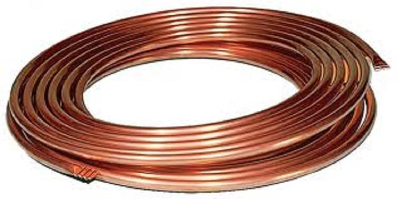 Kupferrohr CU Ø 10 mm, Wandstärke 1 mm, 1 m