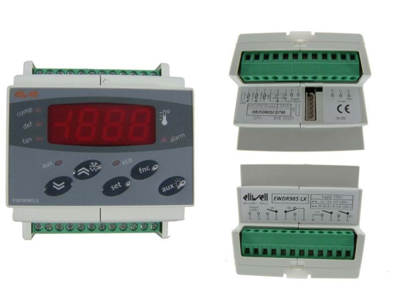 Kühlstellenregler ELIWEL ICPlus 915 LX NTC 230V/8A, 230V/8A 