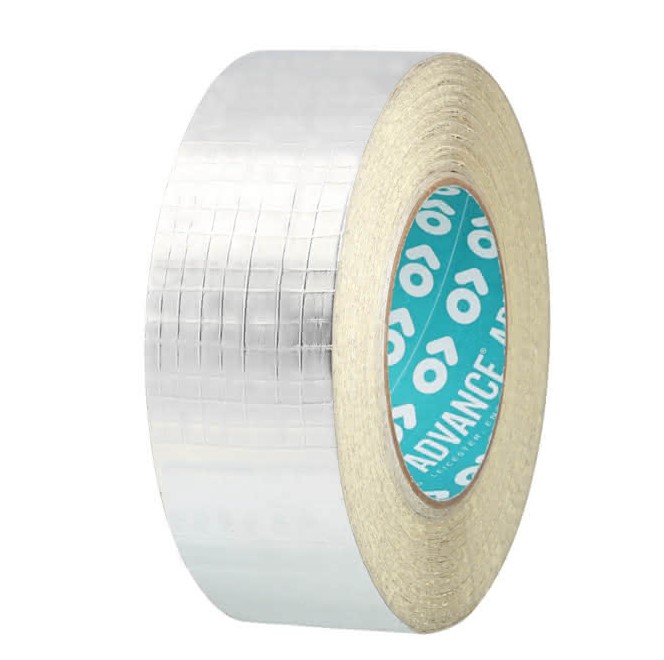 Advance Aluminium-Klebeband AT501 200813 mit Gitternetzverstärkung, 50 mm breit, 50 m, silber