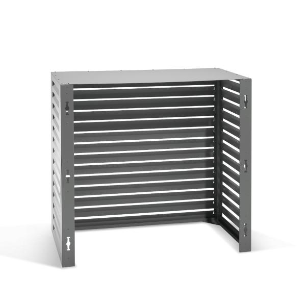 Evolar Klima- & Wärmepumpengehäuse Leichtes Anthrazit Aluminium L, 1100x1200x650 MM