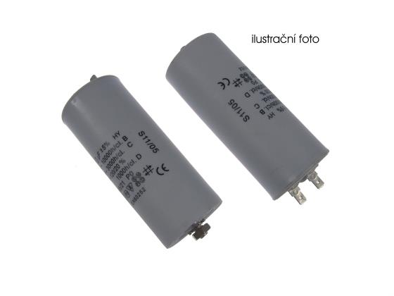 Kondensator SC1121, 60 uF, 450-500 V (2 x Faston + Schraube)