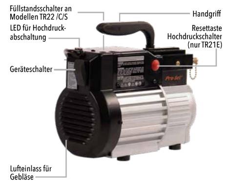 Aktionsset CPS Absauggerät TRS21E - geeignet für A1, A2, A2L und A3