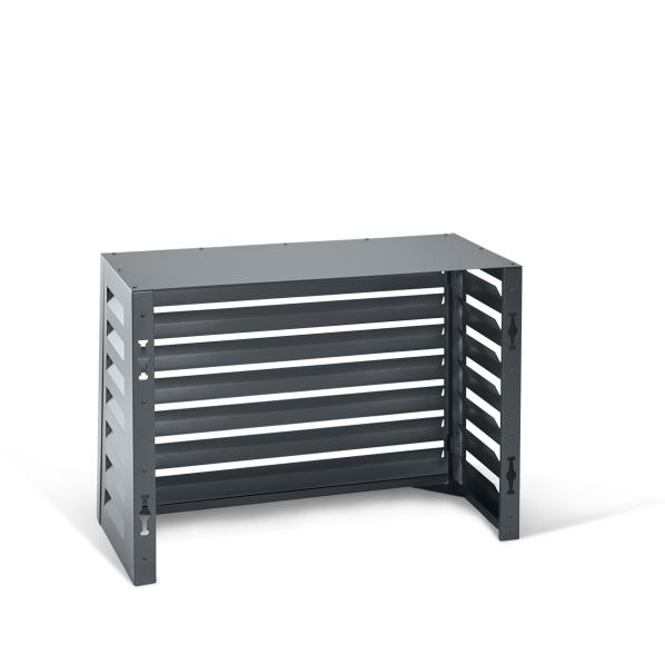 Evolar Klima- & Wärmepumpengehäuse Dunkles Anthrazit Aluminium XS, 600x900x400 MM