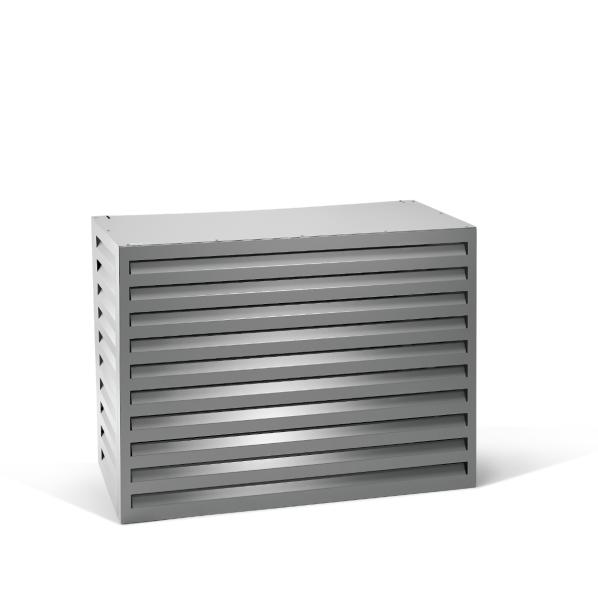 Evolar Klima- & Wärmepumpengehäuse Leichtes Anthrazit Aluminium M, 800x1100x550 MM