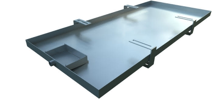 Ölprotektor 2,3L, 1150x500x35mm, Edelstahl