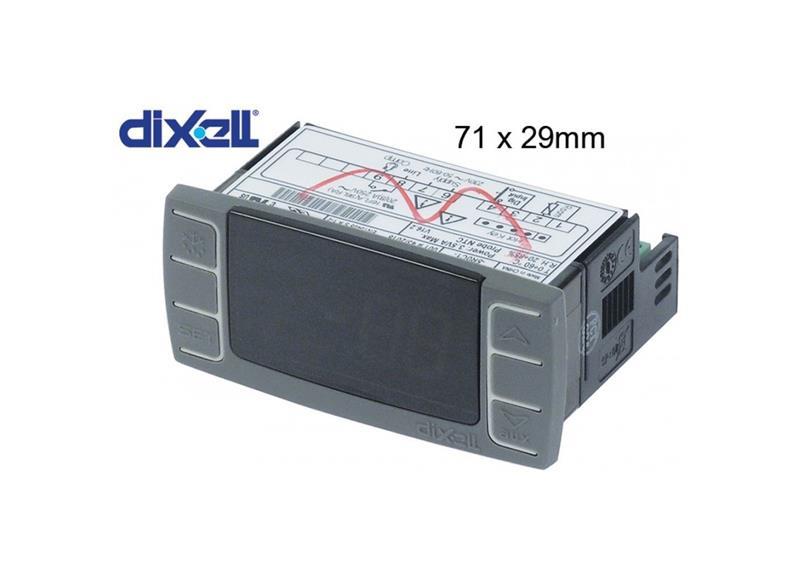 Kühlstellenregler Dixell / Copeland XR02CX-5R0C1 Einbaumaß 71x29mm Einbautiefe 56mm 230V