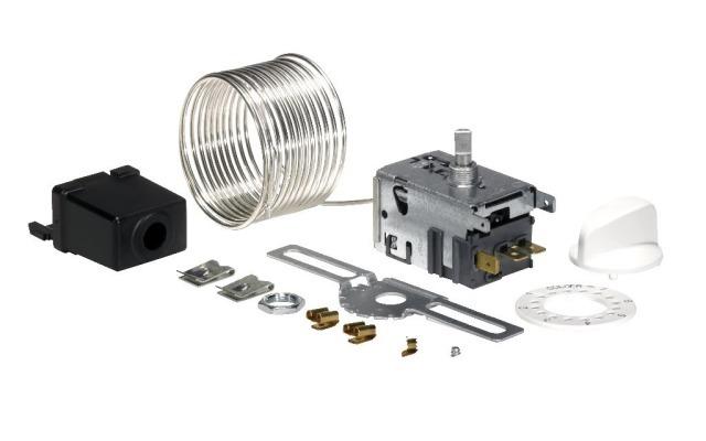 THERMOSTAT DANFOSS KIT N°7 - 077B7007, Kapillarrohr 2300 mm, kälte -34°/-24°C, wärme -10°/-17°C, für GEFRIERSCHRANK MIT SIGNALTON
