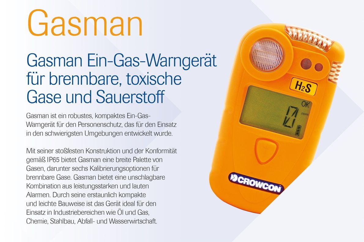 Gasmeter Gasman-FL/MET 0-100% LEL Methan, ATEX inkl. Ladegerät
