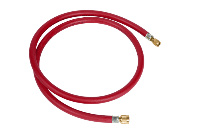 Refco 9881317 Schlauch mit 3/8" Durchmesser, rot, 72"/180 cm 2x 3/8" SAE weiblich