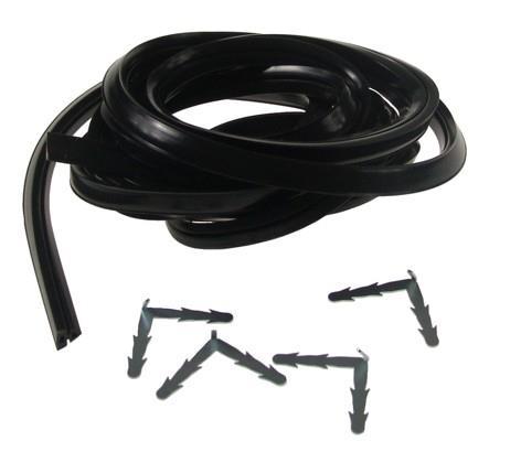Universale Silikon Türdichtung für Herd, l = 3 m, 4 x Ecken