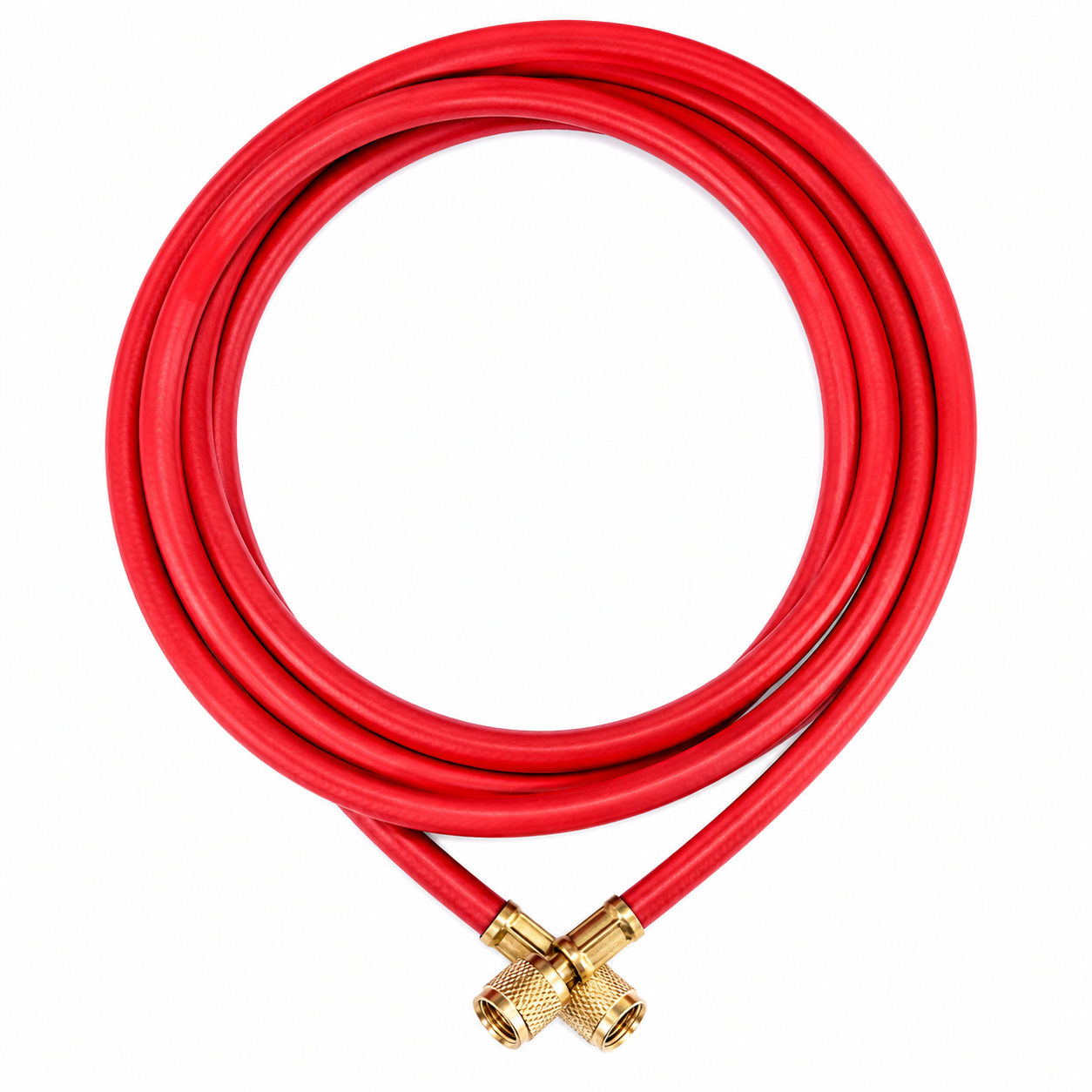 Füllschlauch "GY" 150cm, Anschlüsse gerade x gerade WIGAM GYSS/4-4/60 (Rot)