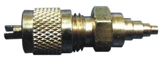 Serviceventil ohne Rohr 6.3, 8, 12 mm ODS, löten, 1/4" SAE