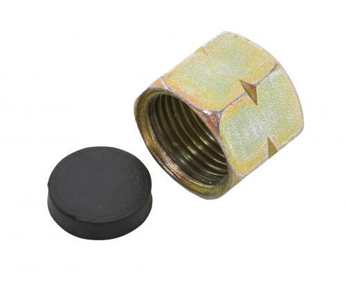 PERKEO Verschlussmutter G3/8" LH für 0,425 Montagenflaschenventil