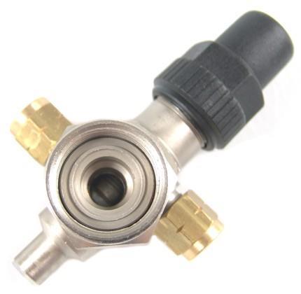 Rotalockventil, 2 Anschlüsse: 1" - 6 mm ODS, Frigomec