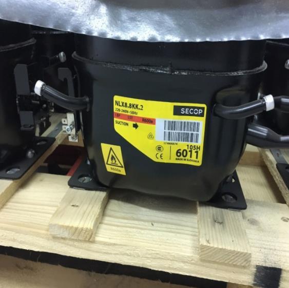 Verdichter SECOP / Danfoss NLX8.8KK.2, LBP - R600a, 220-240V, 50Hz, 105H6011, 105H6031
