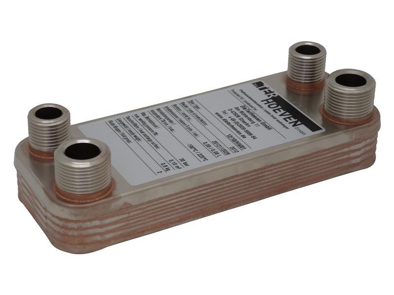 Plattenwärmetauscher DTH-23-10 4x3/4"
