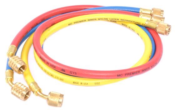 Füllschlauchsatz MASTERCOOL 49336-J, R410A, 3 x 0,9 m, 5/16" - 5/16"
