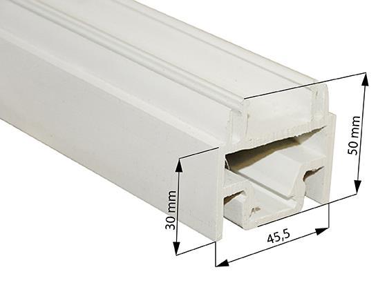 PVC-Profil für Kühlräumtüren 30 mm