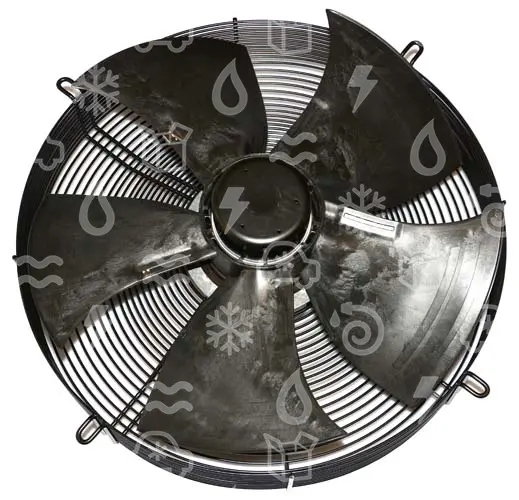Saugventilator EC EBM PAPST, Durchmesser = 500 mm, Leistung: 1~ 200-277 [V]
